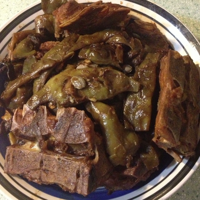 排骨炖豆角