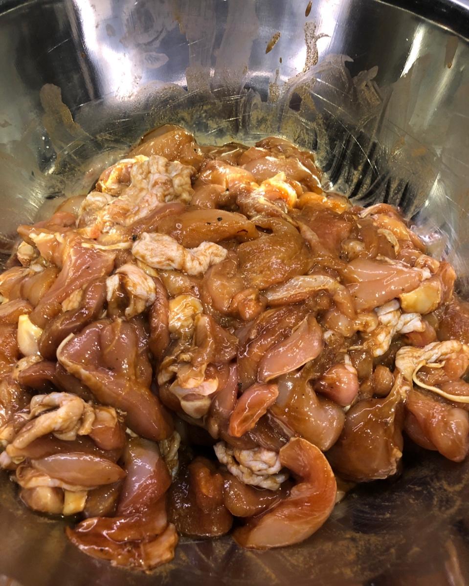 尖椒鸡腿肉