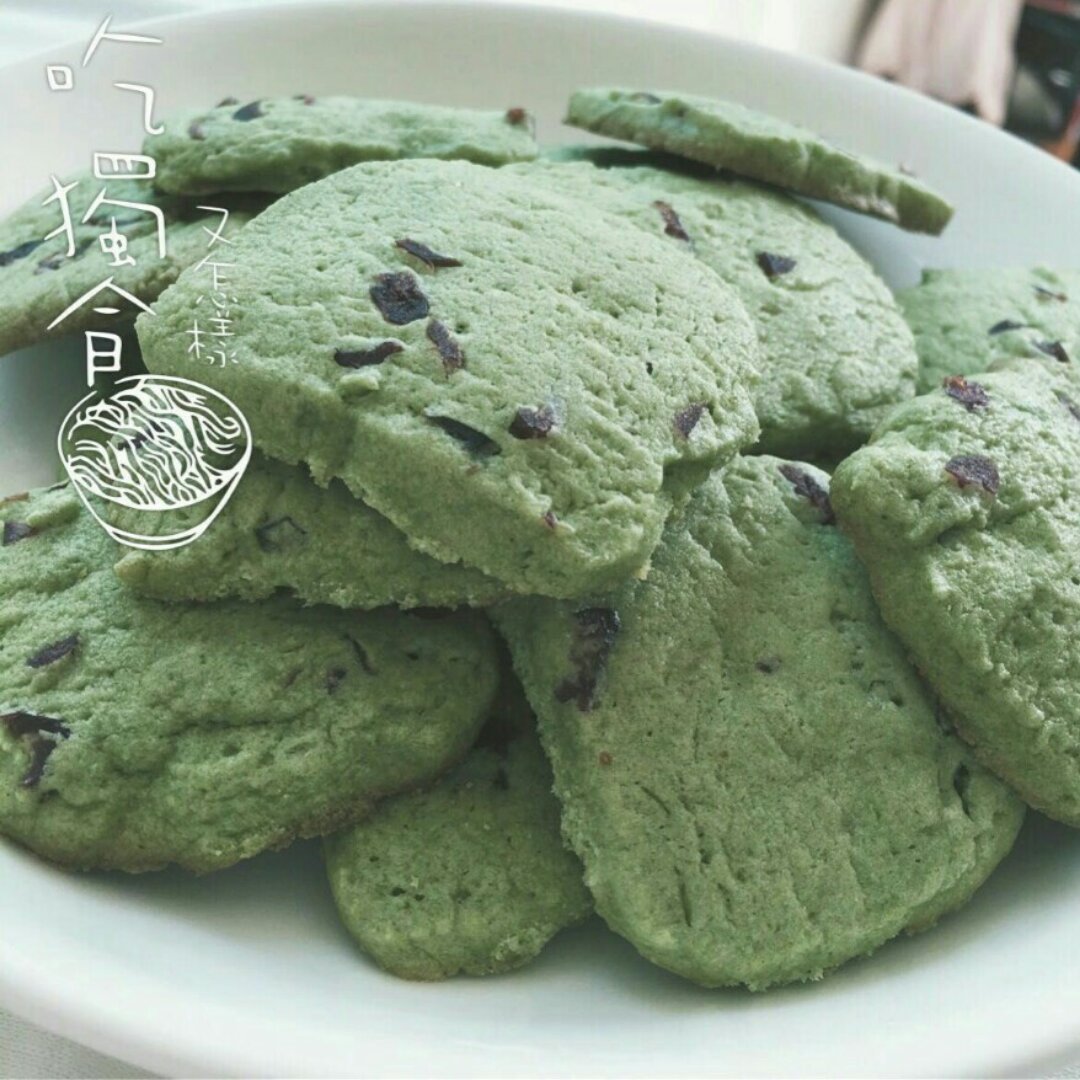 抹茶杏仁饼干