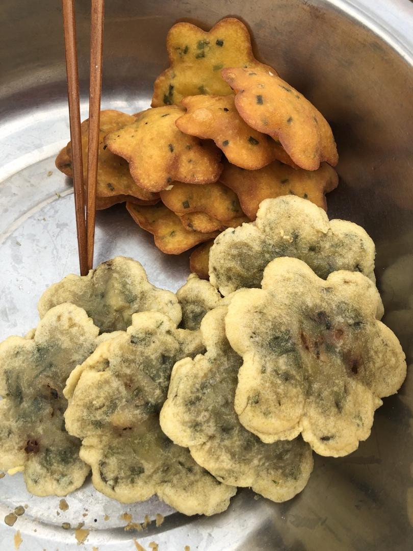 米浆葱油饼