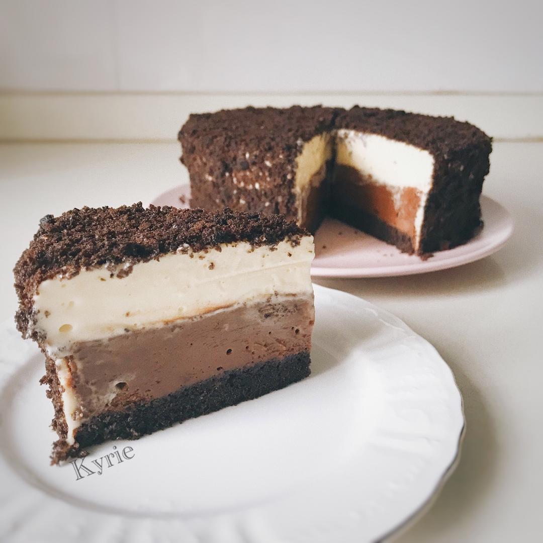 <LeTao> 巧克力双层芝士蛋糕配方大公开！！