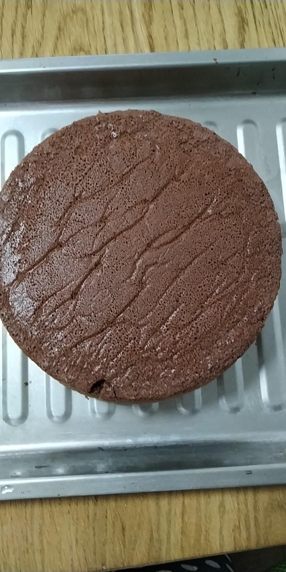 可可戚风蛋糕～8寸～百分百成功