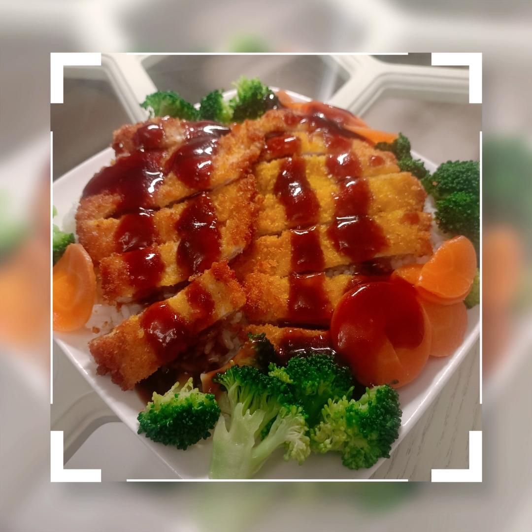 照烧鸡腿饭
