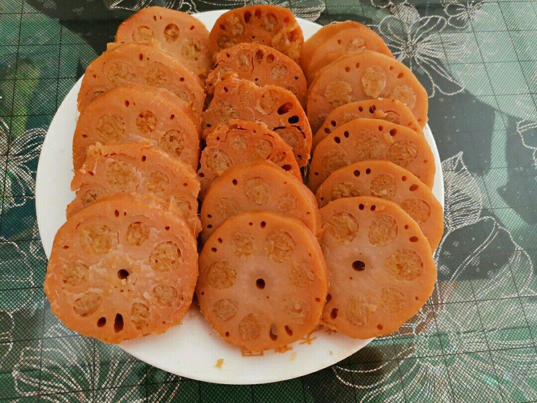 甜甜蜜蜜的桂花糯米塞藕