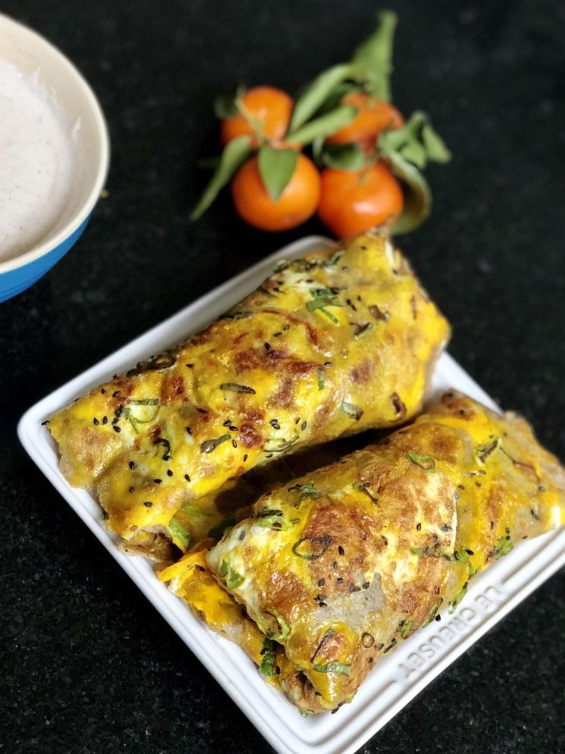 绿豆面煎饼果子