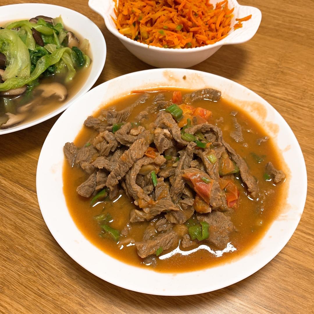 酸甜嫩滑的番茄炒牛肉