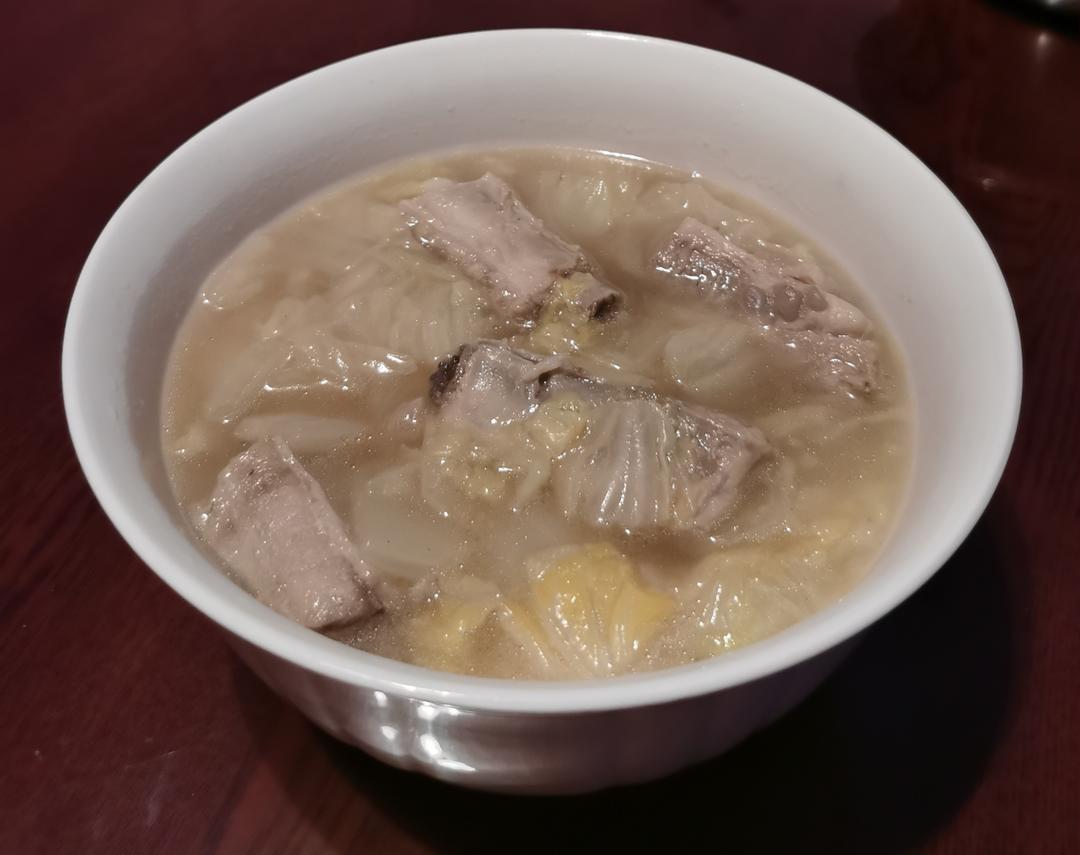 白菜豆腐排骨汤