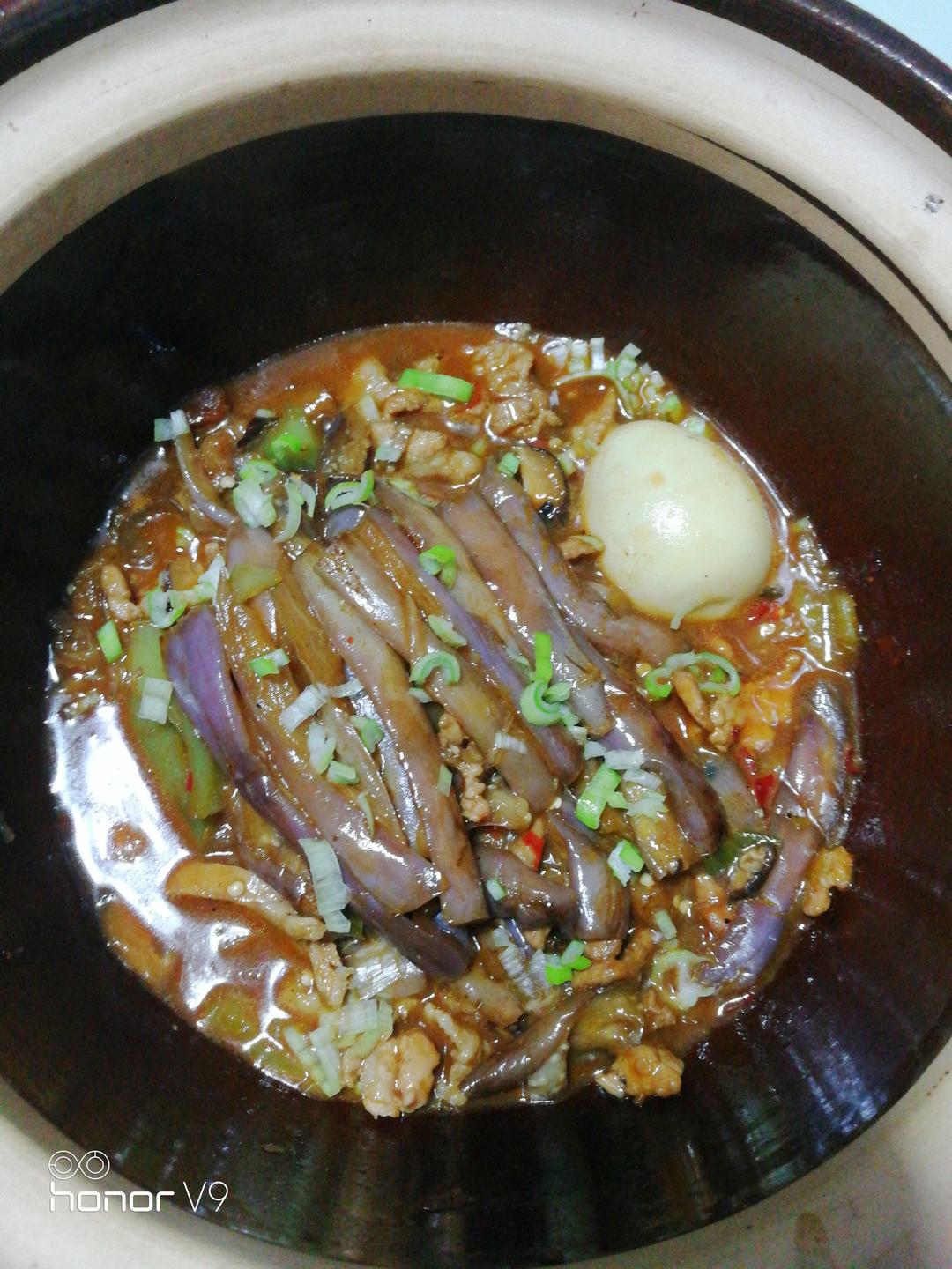 肉末茄子煲
