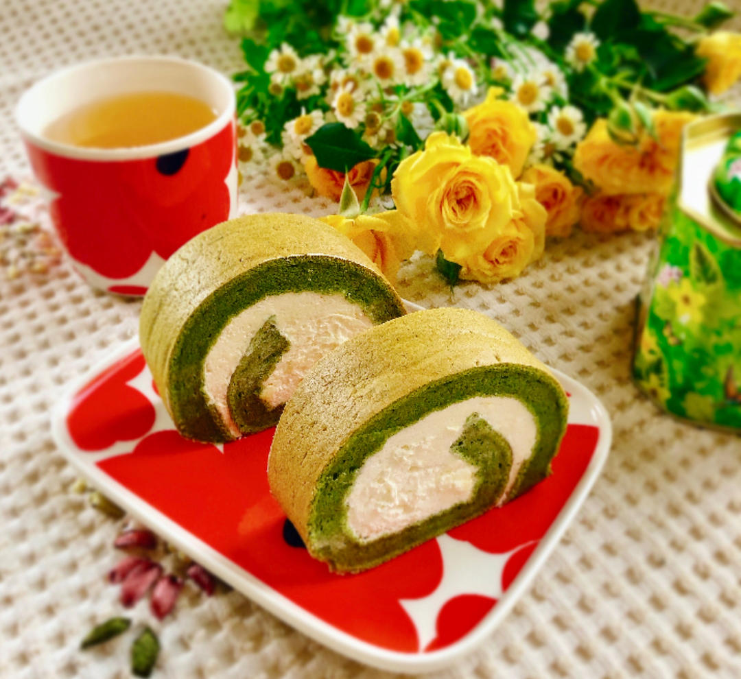 日式抹茶蛋糕卷