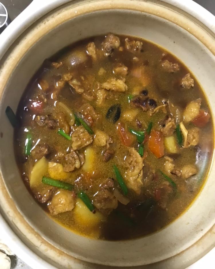 番茄土豆炖牛腩