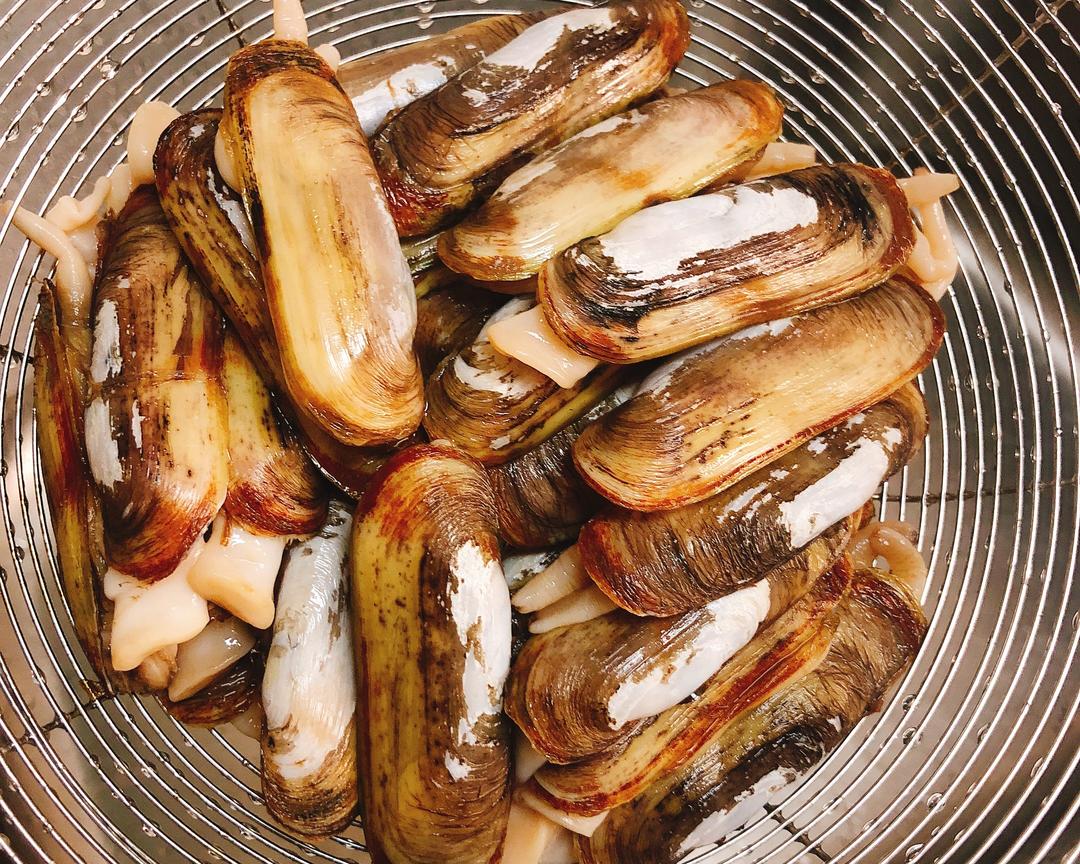 椒盐蛏的做法 步骤1