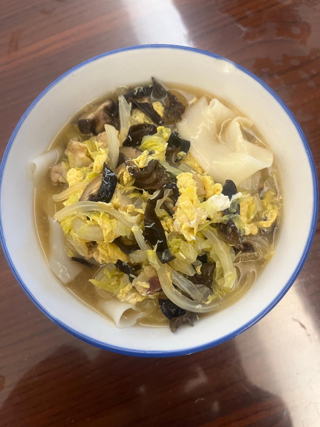 超赞白菜鲜肉打卤面