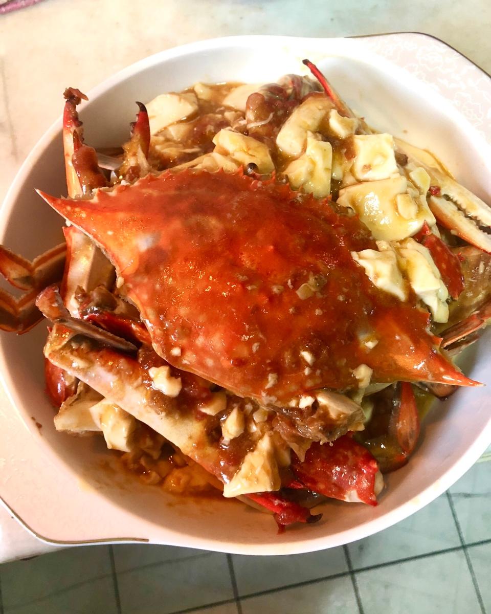 蕃茄梭子蟹豆腐煲