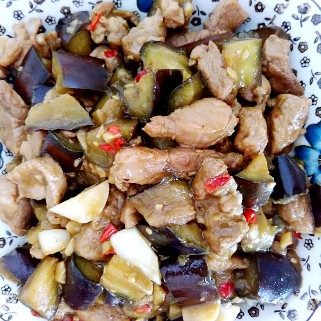 茄子烧肉