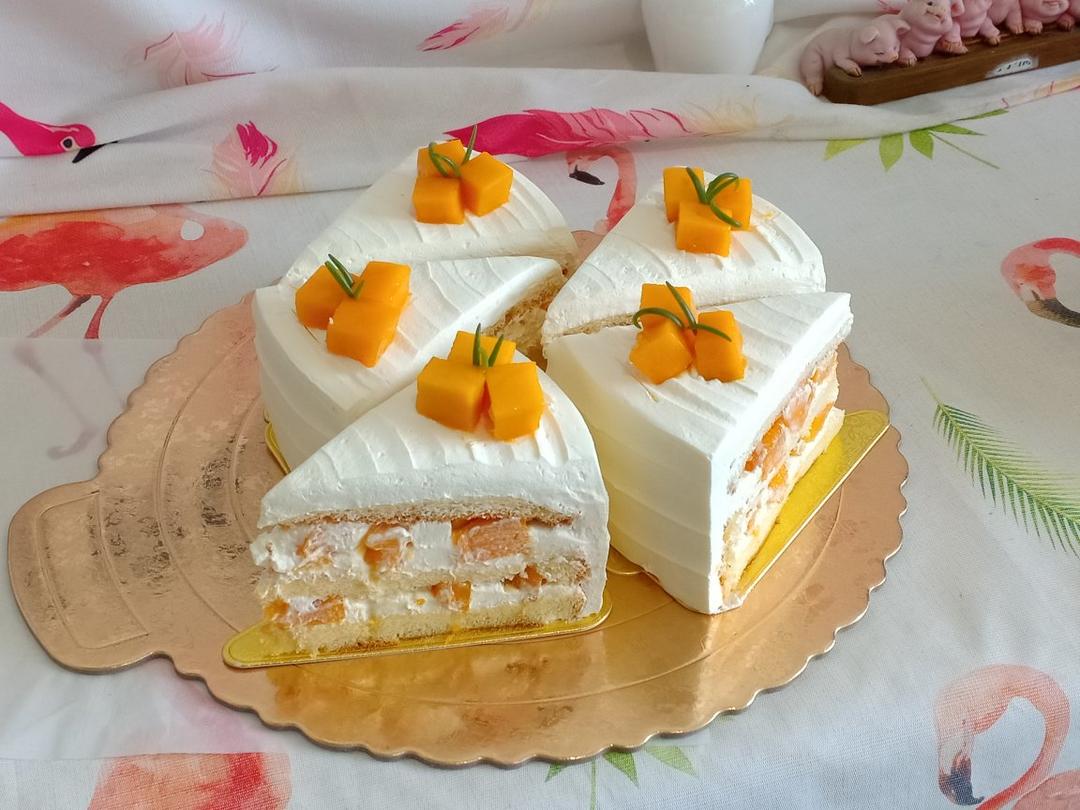 芒果切块蛋糕的全部作品