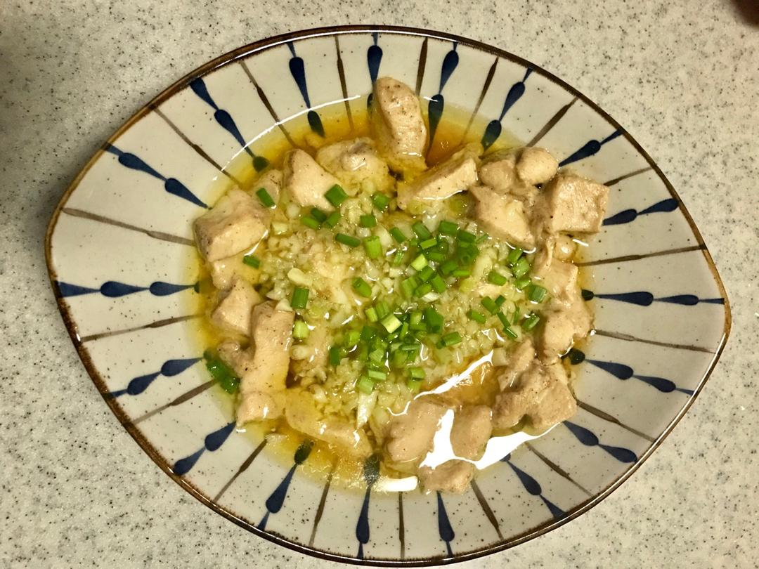 蒜蓉蒸鸡胸（鸡腿）