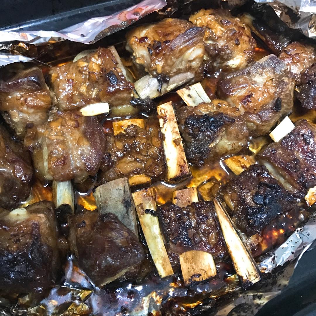 香到骨头里的蒜香排骨（烤箱）