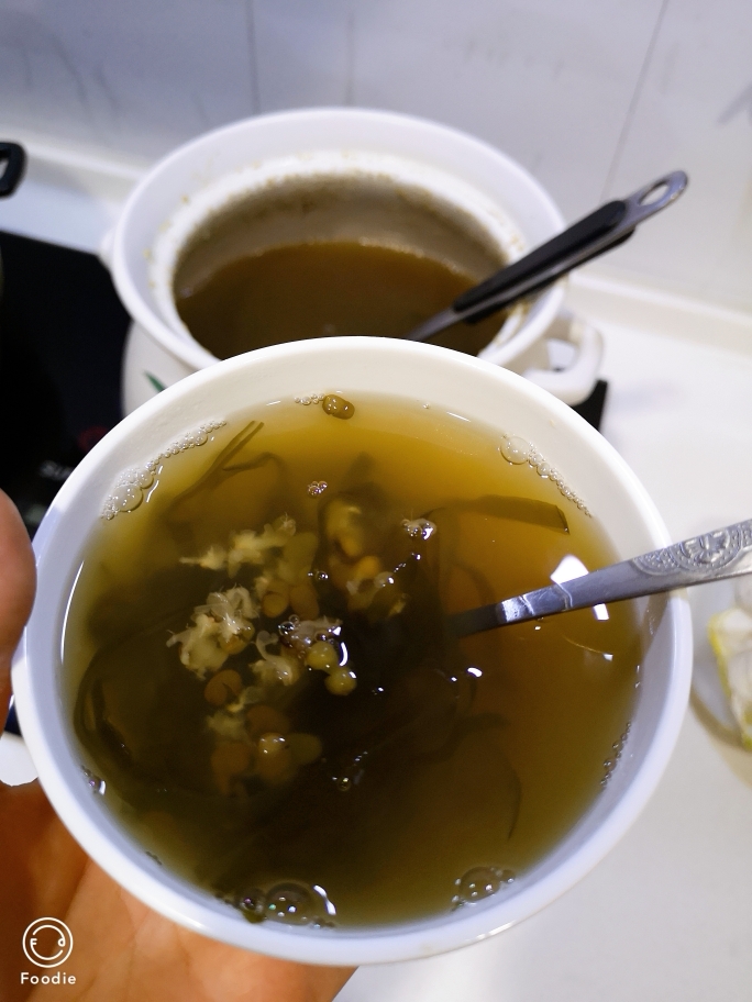 海带绿豆汤 广东糖水的做法 步骤5