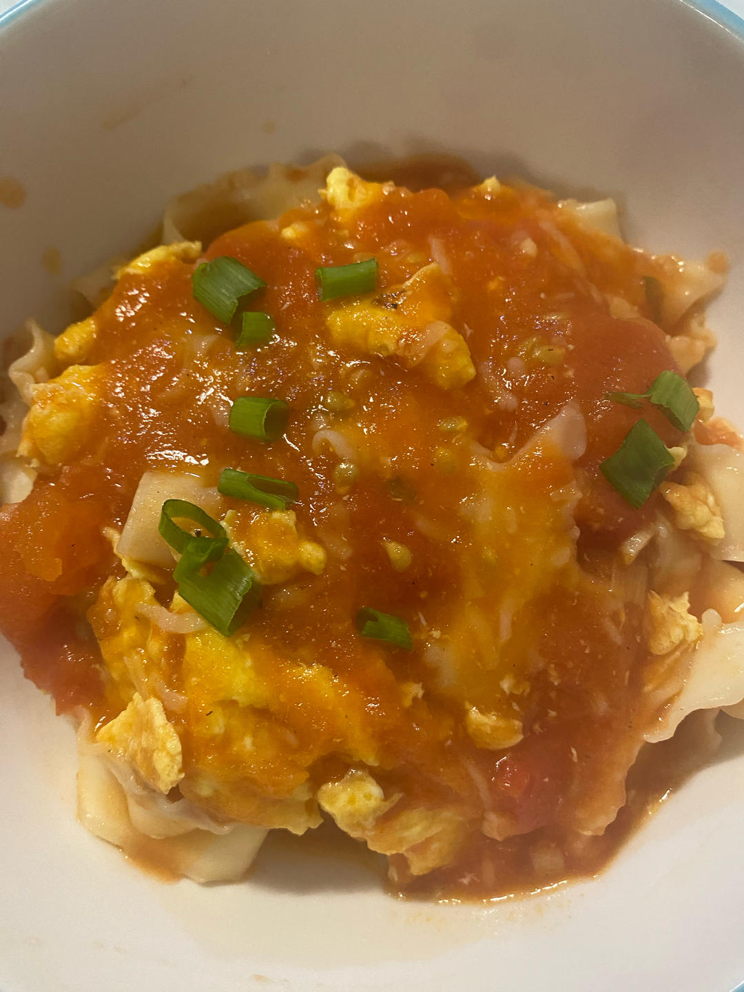 恨不得抱着锅舔的番茄鸡蛋面