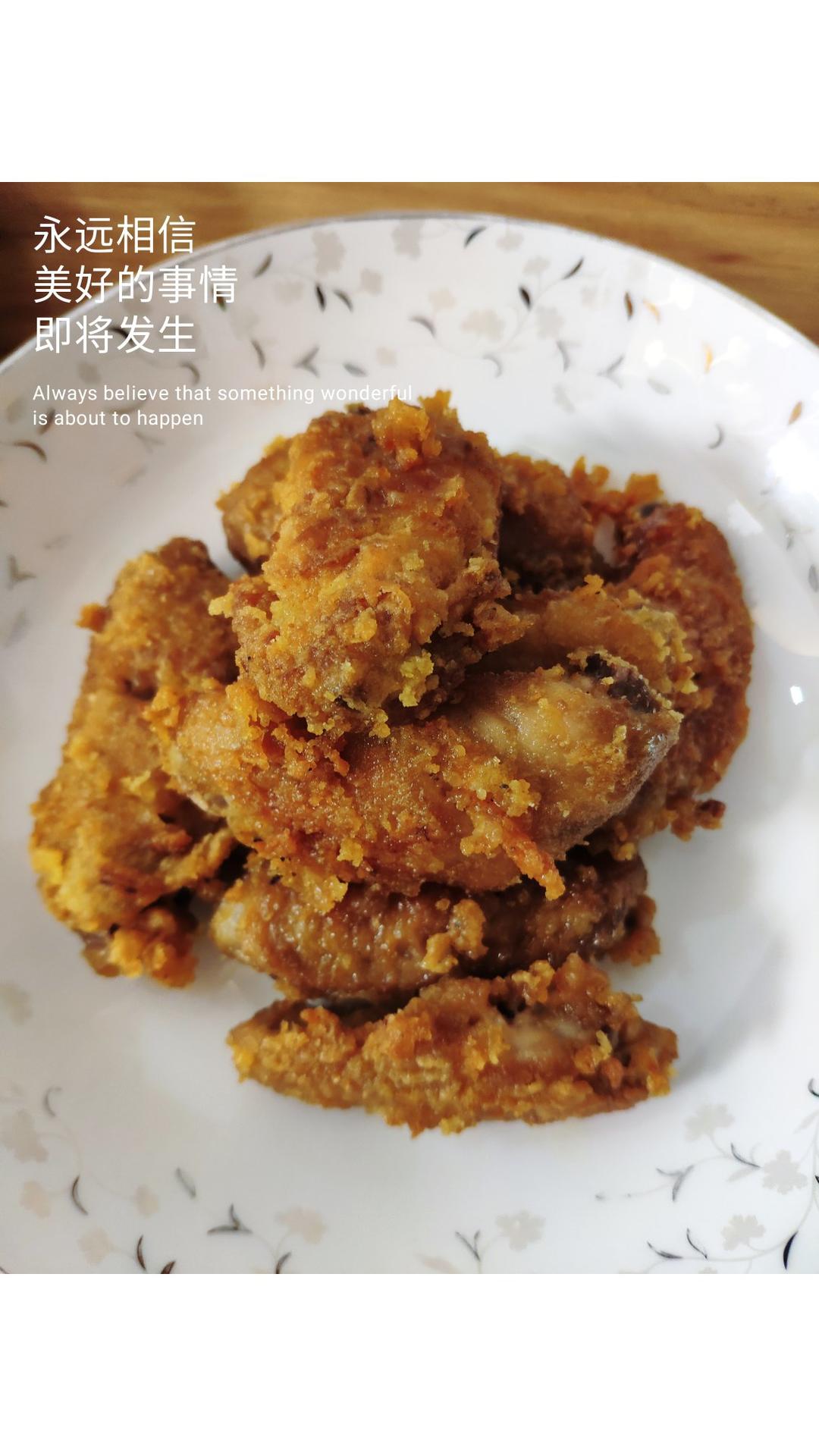 好吃到舔手指的蒜香炸鸡翅