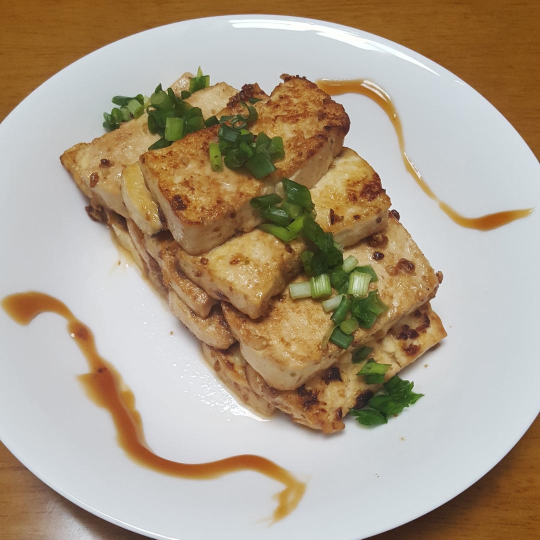 家常铁板煎豆腐