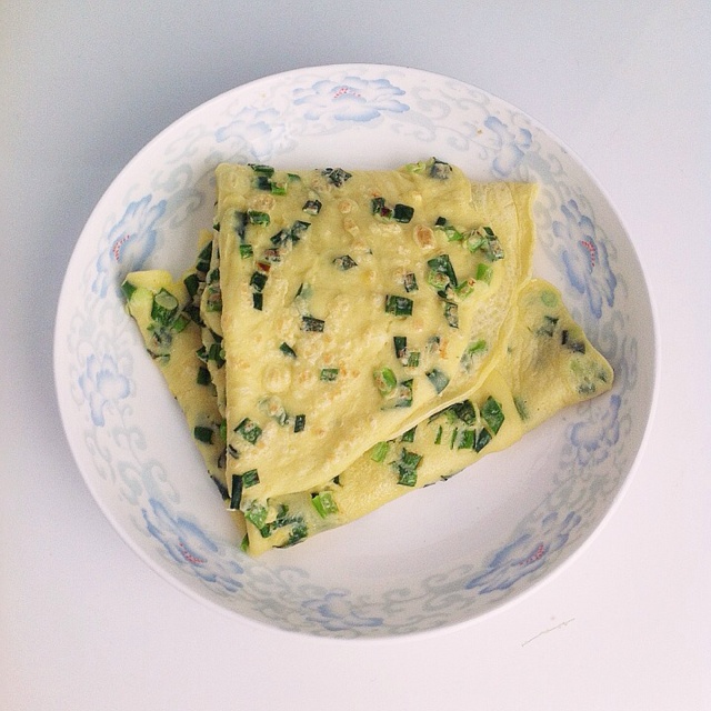葱花鸡蛋饼