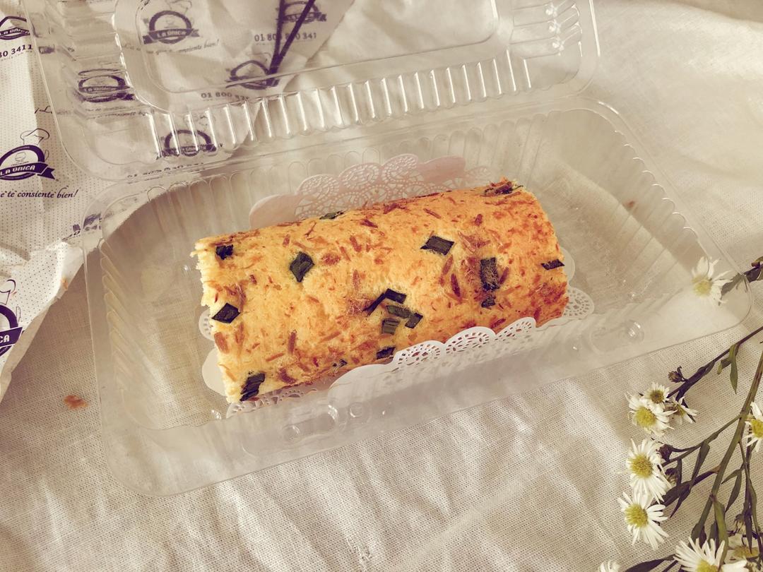 香葱肉松肥蛋糕卷～