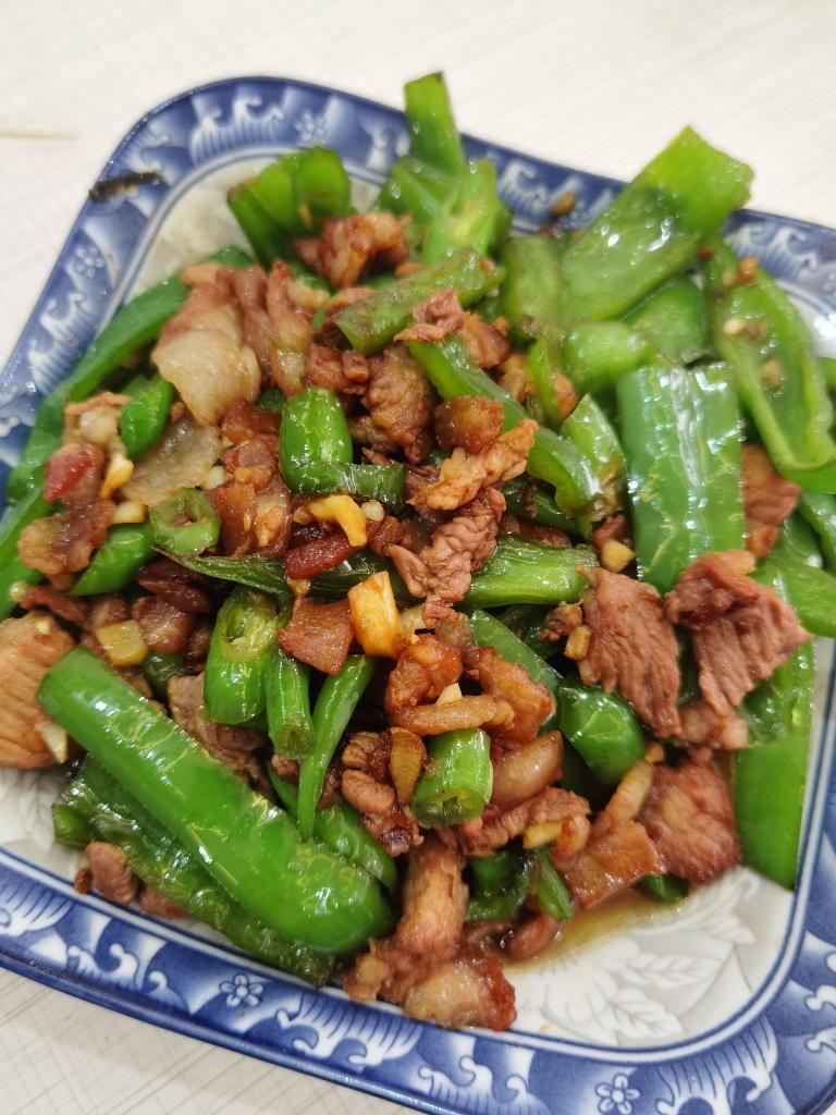 青椒炒肉丝