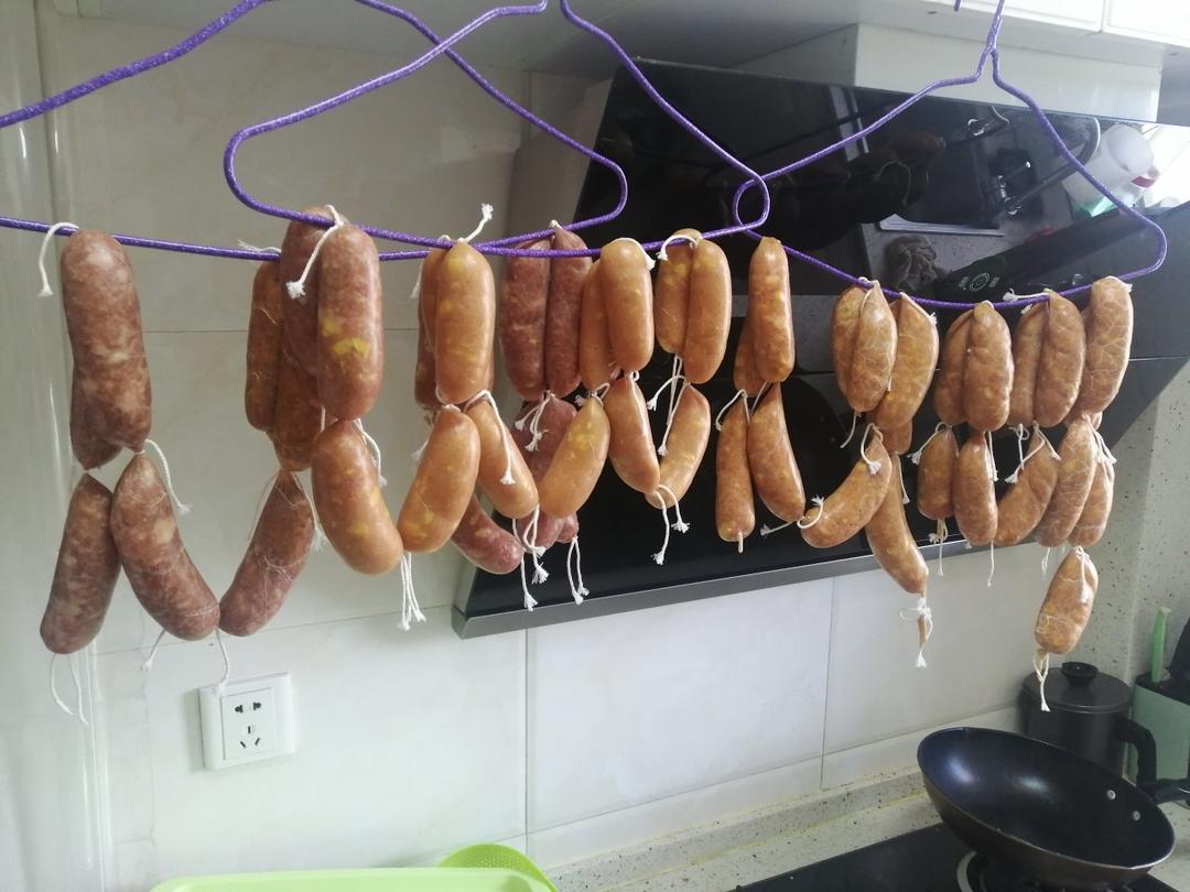自制奥尔良风味手工小香肠