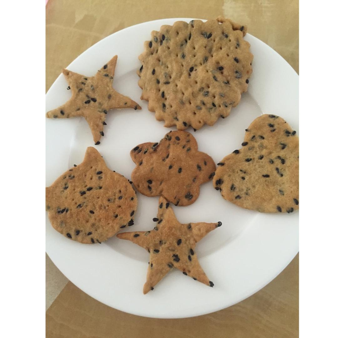 无糖芝麻苏打饼干