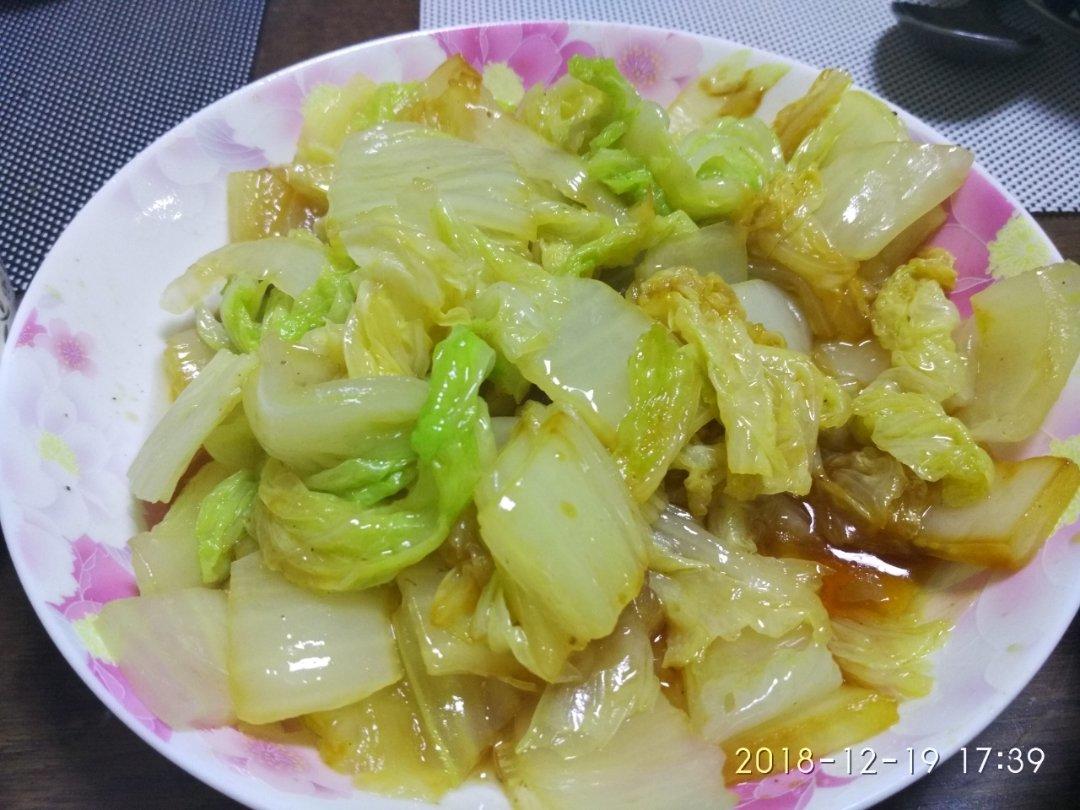 响油白菜