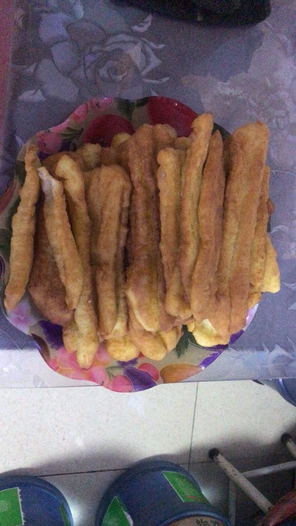 自制无泡打粉油条