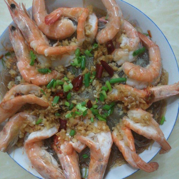 蒜蓉粉丝蒸虾