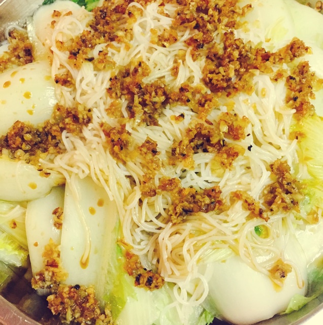 蒜蓉粉丝娃娃菜