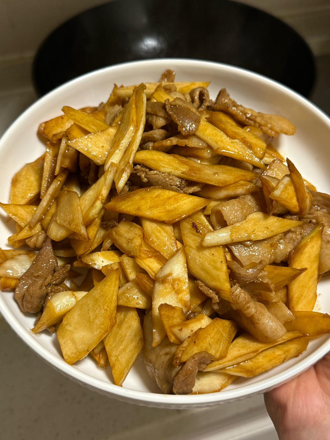 低脂版茭白炒肉