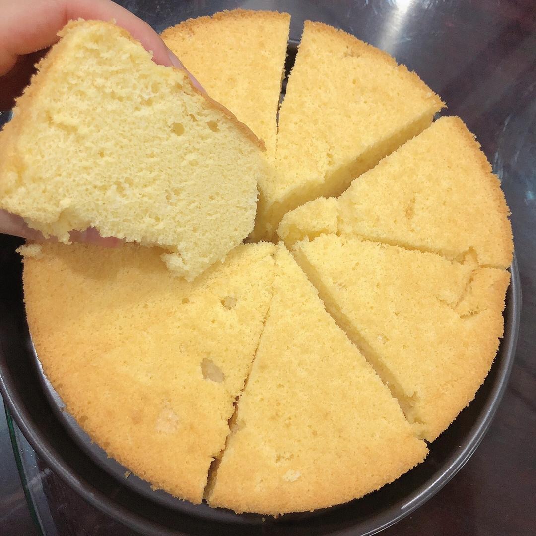 新手零失败的原味戚风蛋糕（八寸）