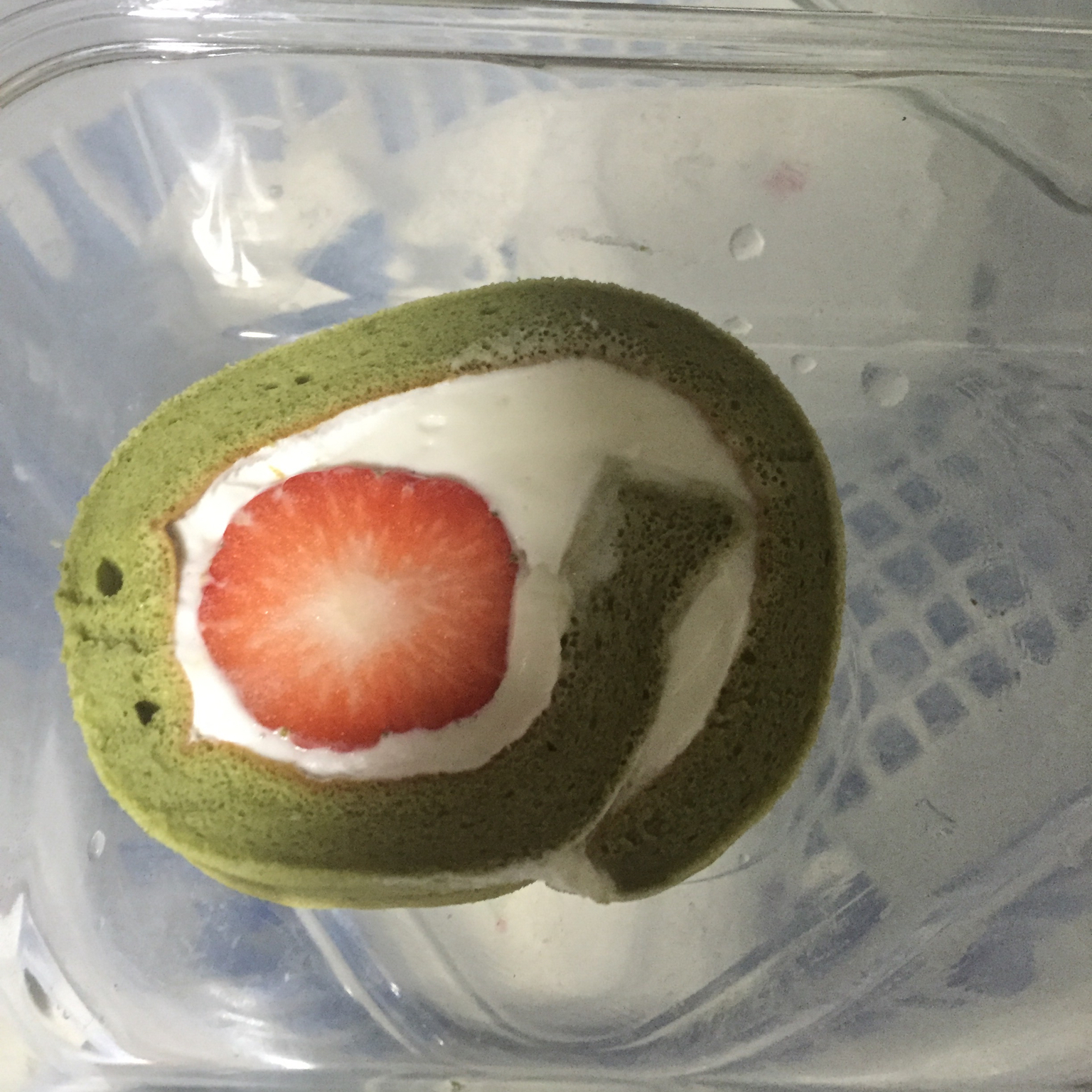 抹茶戚风蛋糕卷
