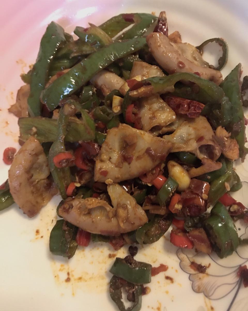 爆炒粉肠