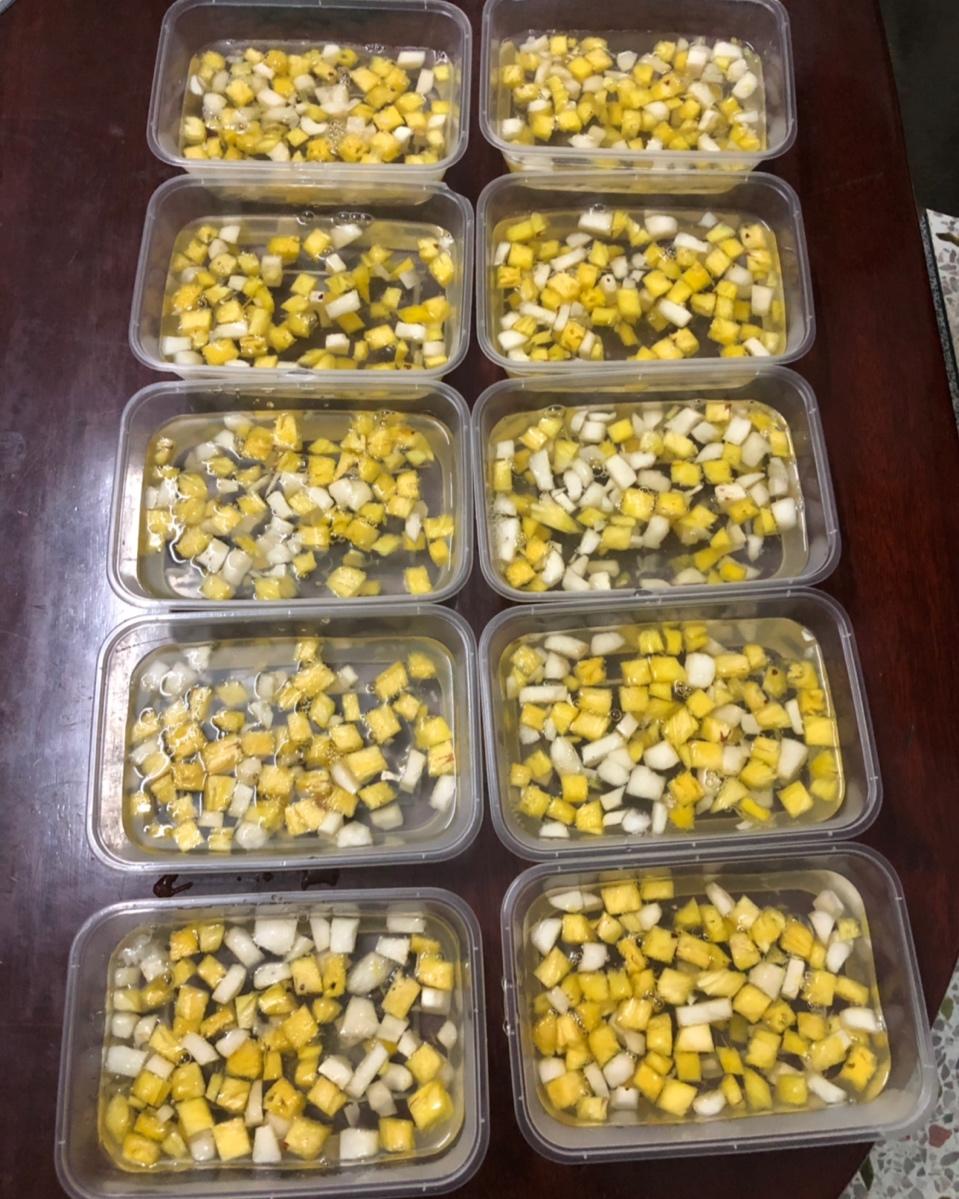 白凉粉水果果冻