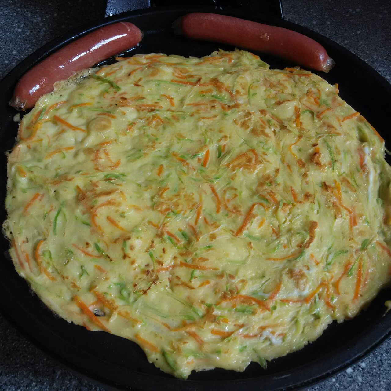 西葫芦鸡蛋饼