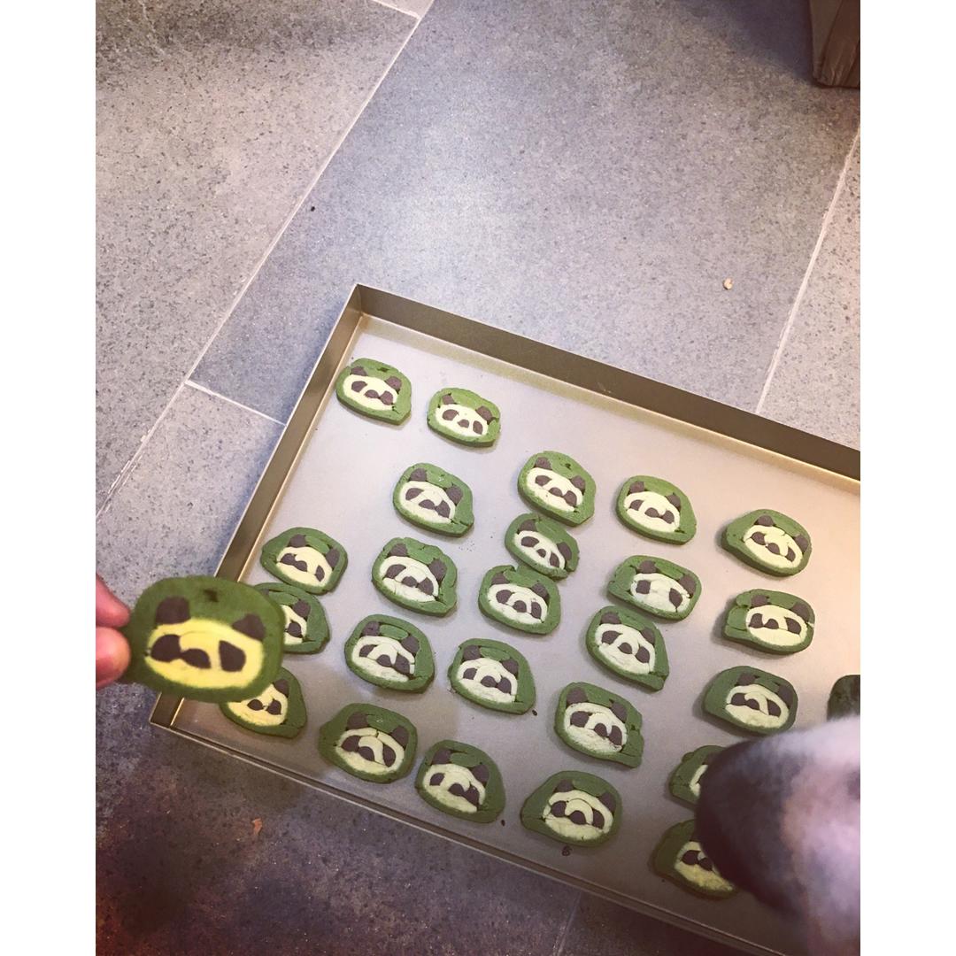 熊猫饼干（稍微修改了下糖小饼的方子）