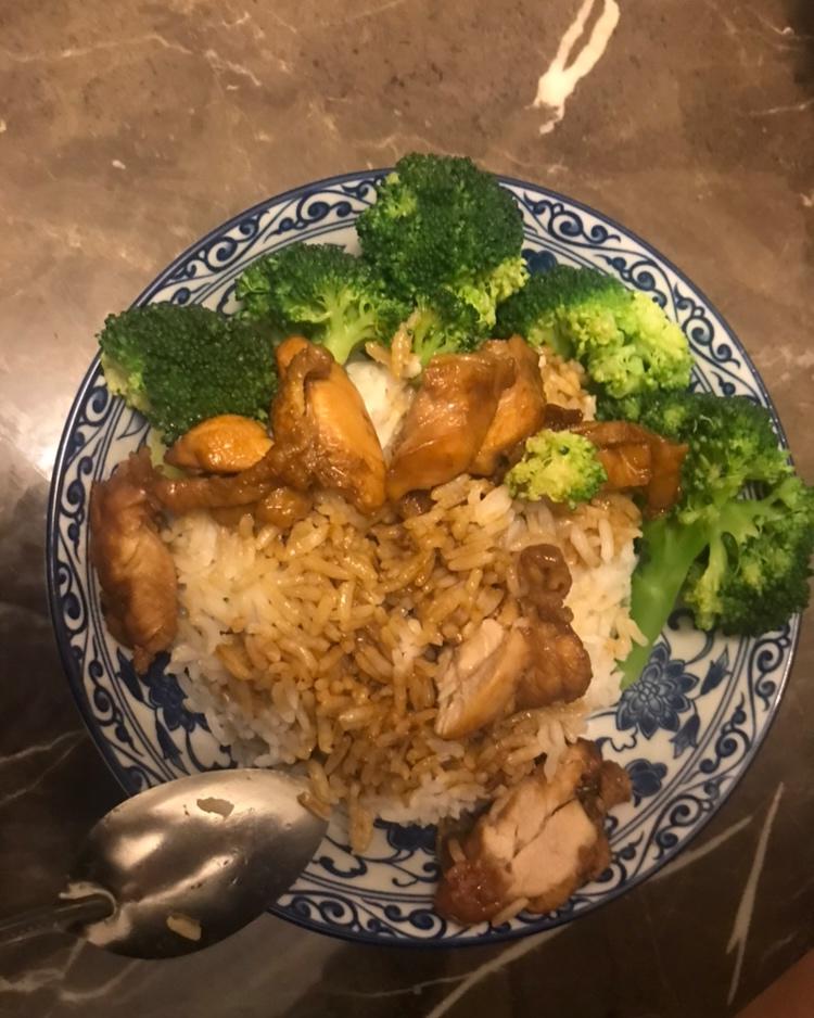 照烧鸡腿饭