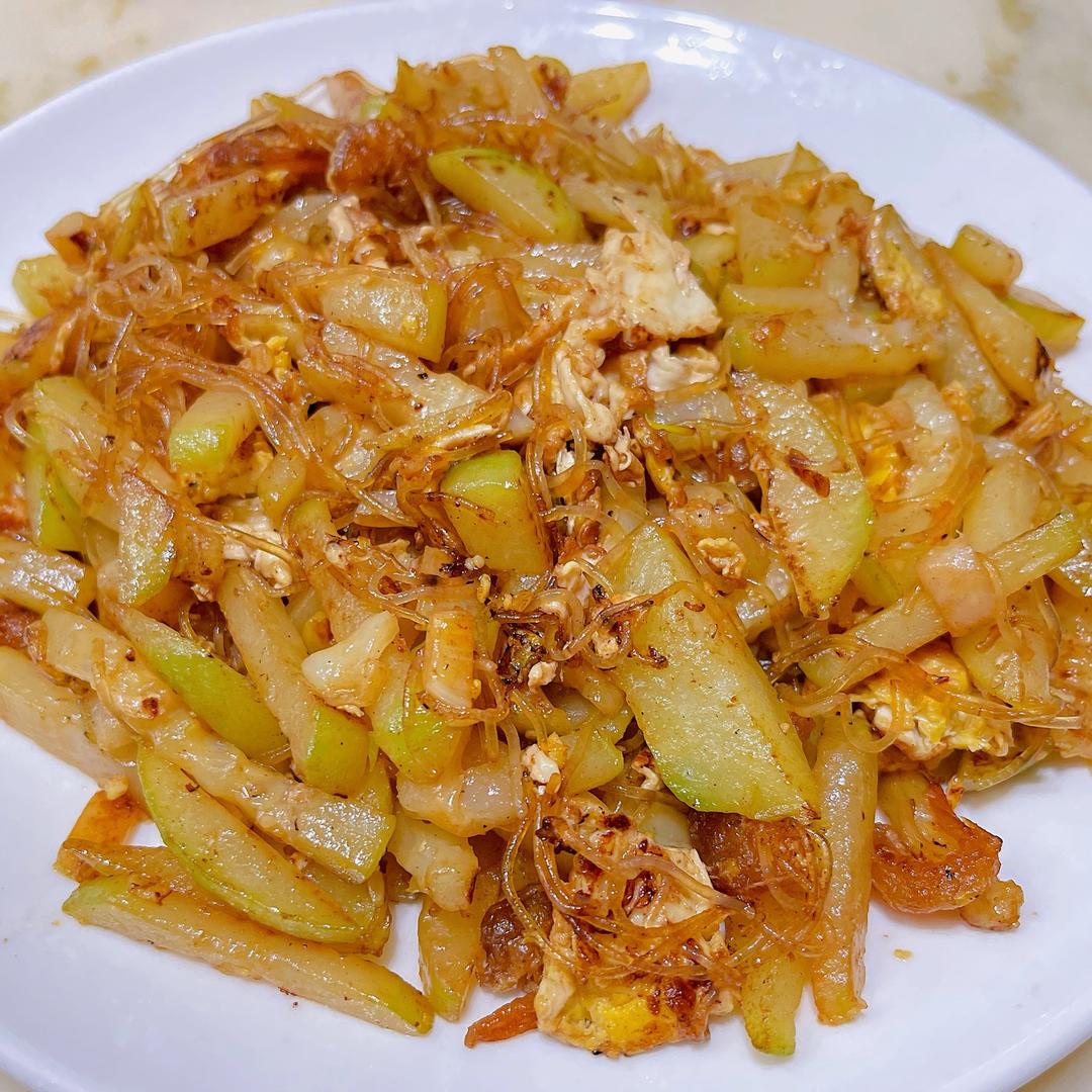 鸡蛋粉丝炒节瓜丝的做法