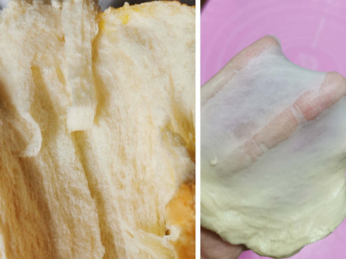 含超详细面包机出膜方法！一次发酵！普通面包机做层层拉丝的纯蜂蜜奶香超软手撕吐司