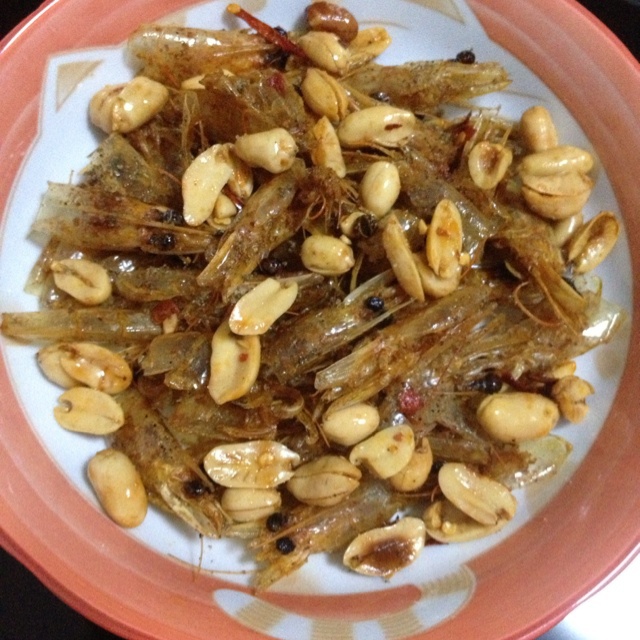 熬虾油炸虾头