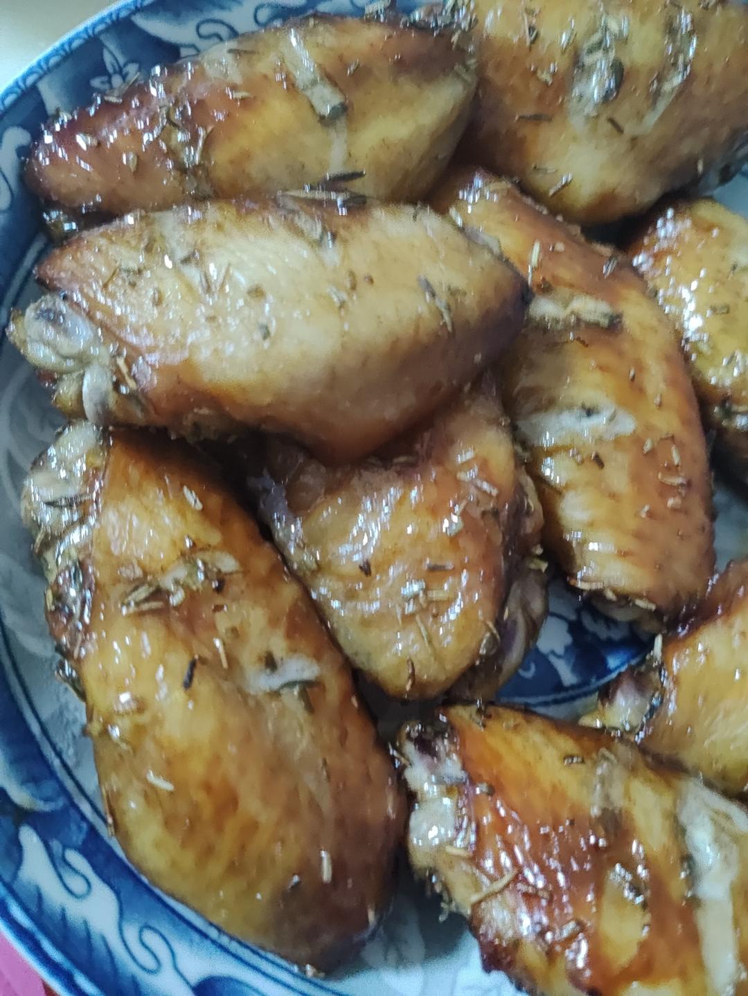 🌿香草烤鸡翅（空气炸锅版）