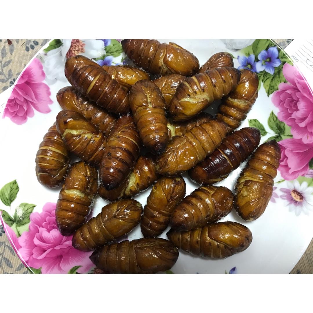 干煸蚕蛹