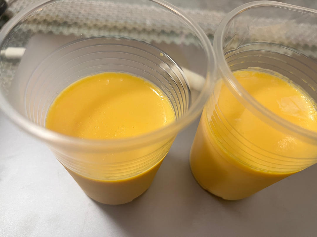 早秋甜品——没有淡奶油的芒果奶冻的做法