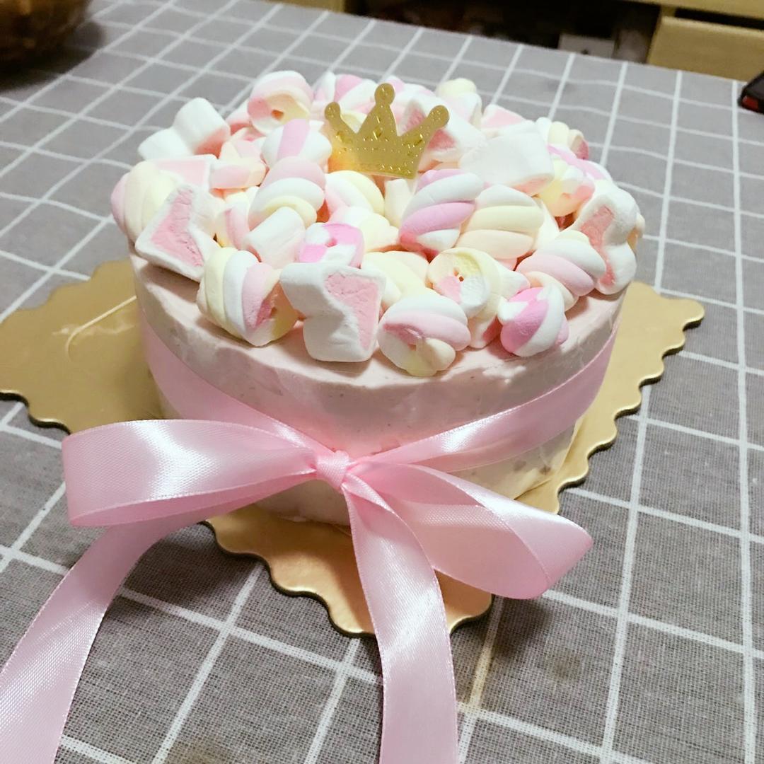 棉花糖巧克力慕斯蛋糕