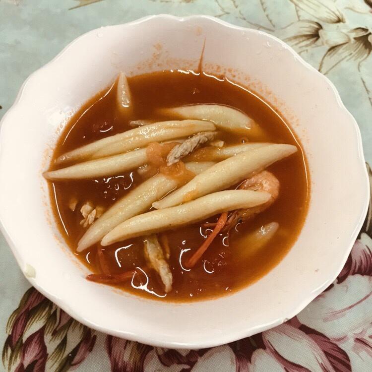 番茄鸡蛋疙瘩面
